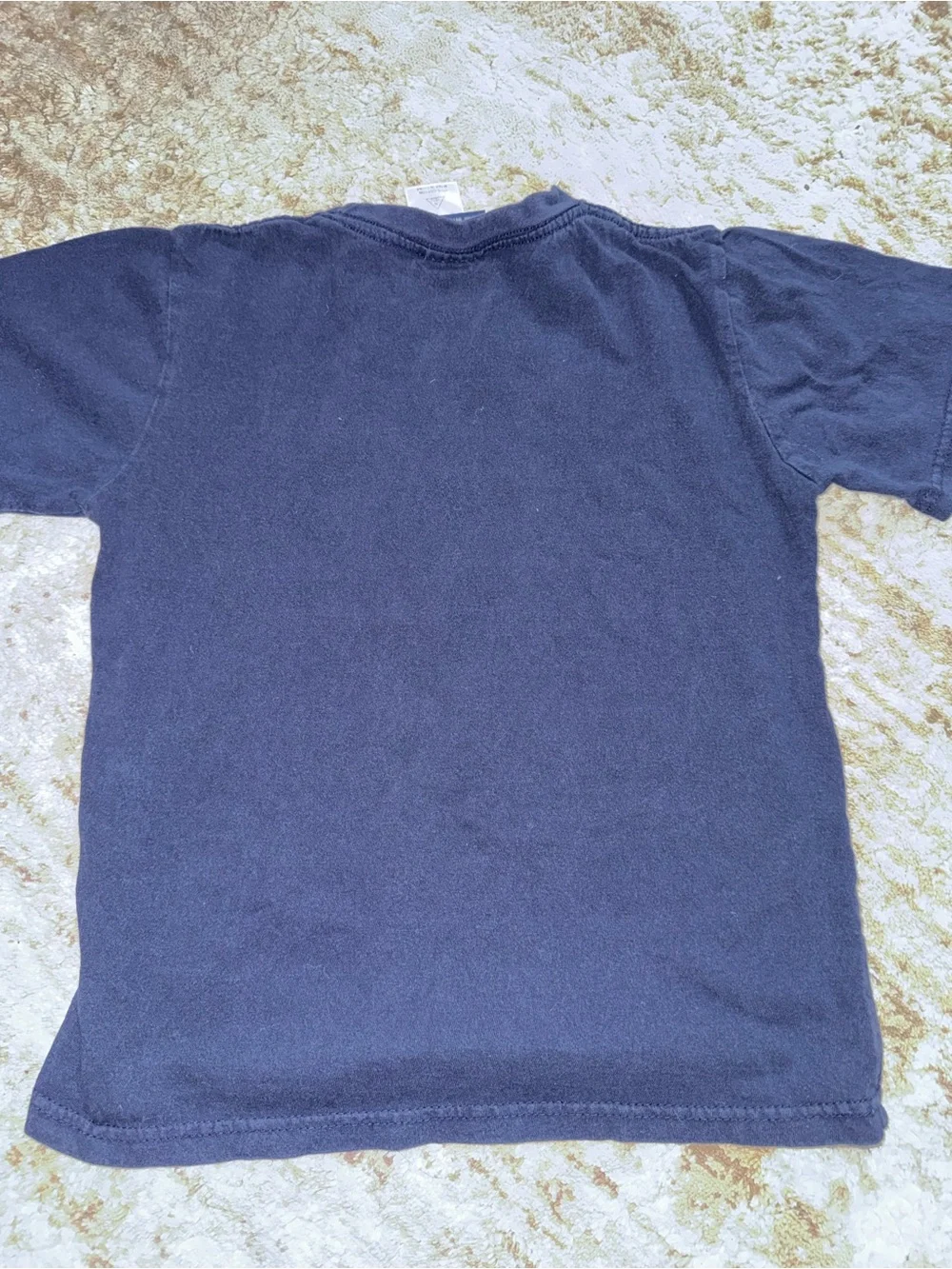 NYPD Navy Short Sleeve Kids Tee with Yellow Crest